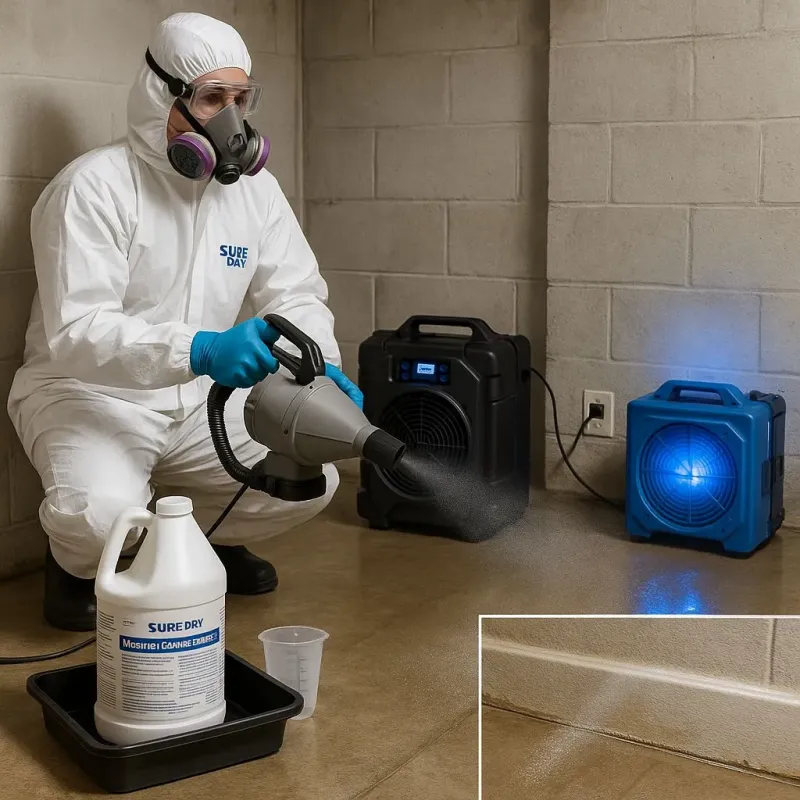 Sanitization and Odor Removal process in Westminster, CO